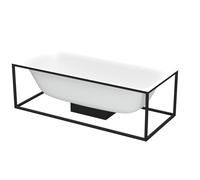 BetteLux Shape Baignoires rectangulaires îlot, 2 inclinaisons du dossier, 1800x800x450mm, 3452-000Plus, Couleur: Blanc avec Glasur Plus