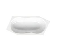 Bette Bain BetteMetric 6841000P GlasurPlus blanc 206 x 90 cm pied gauche trop-plein devant