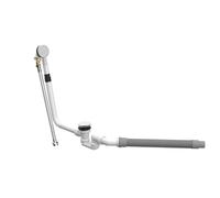 BetteMono flow Garniture d'écoulement et de trop-plein avec entrée Silhouette Ø 52mm, émaillée, B643-035, Couleur: Ebony mat