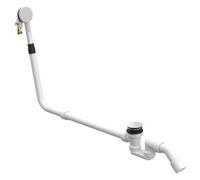 BetteMono Flow Pop-up garniture d'écoulement et de trop-plein avec arrivée, Ø 52mm, émaillé, B641-287, Couleur: Blanc étoilé