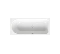 BetteOcean Baignoires rectangulaires, installation, trop-plein à droite, côté pieds à droite, 1600x700x450mm, 8851-000AS, Couleur: Blanc avec faux antidérapant