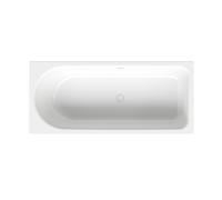 BetteOcean Baignoires rectangulaires, installation, trop-plein à l'arrière, côté pieds à droite, 1800x800x450mm, 8856-000Plus, Couleur: Blanc avec Glasur Plus