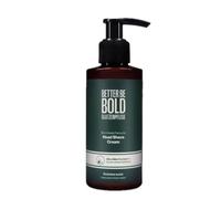 BETTER BE BOLD - Crème Rasage Tête Homme 150 ml I Crème Head Shave Hydratante I Rasage Doux & Précis I Aloe Vera, Panthénol & Huile de Jojoba I Soin Cuir Chevelu Homme Anti Irritations