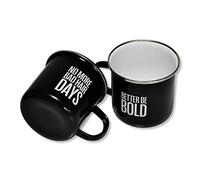 BETTER BE BOLD Tasse en émail NO MORE BAD HAIR DAYS