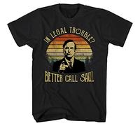 Better Call Saul Movie TV Show T-Shirt Unisex Gift Men's Black Tees XXL