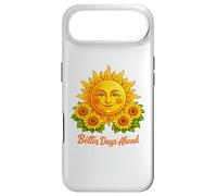 Better Days Ahead Soleil Visage Tournesol Positif Coque pour iPhone Air