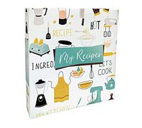 Better Kitchen Products Classeur à recettes standard à 3 anneaux avec 50 protège-pages et 12 onglets de séparation de catégories, 29,2 x 30,5 cm