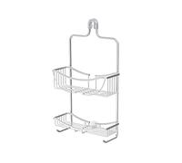 Better Living Products Tier Shower Caddy Étagère de douche avec deux étagères. gris