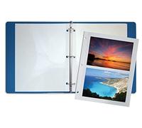 Better Office Products Lot de 100 feuilles de montage photo 27,9 x 22,9 cm, double face, perforées à 3 trous, feuilles d'album photo, feuilles de rechange pour album photo, boîte de 100