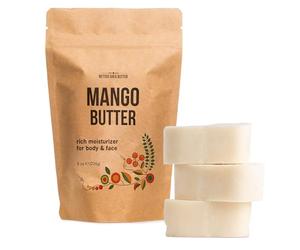 Better Shea Butter Beurre De Mangue Pure & Frais Incroyable Hydratante, Utiliser Seul Ou En Diy Corps Beurres, Savons, Lotions Et Plus Briquet Cohérence Unscented 8 Oz