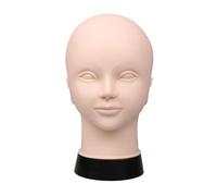 Better Tête d'entraînement de beauté lestée 500 g avec précision anatomique pour entraînement professionnel des cils et du maquillage