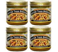 Better Than Bouillon - Base de poulet rôti bio - Sodium réduit - Lot de 4