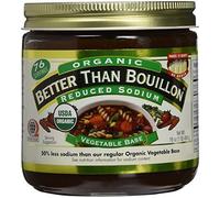 Better Than Bouillon Lot de 3 pots à base végétale bio en sodium réduit