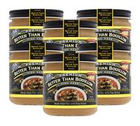 Better Than Bouillon Lot de 6 bases de poisson fabriquées à partir de poisson avec du stock de poisson, pour 9,5 litres de bouillon, 38 portions