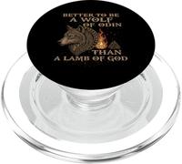 Better to be a Wolf of Odin Than a Lamb of God - Flame Ember PopSockets PopGrip pour MagSafe
