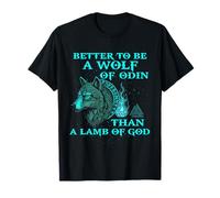 Better to be a Wolf of Odin Than a Lamb of God - Flame Ember T-Shirt