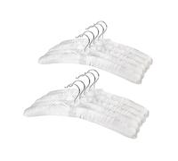 Better to U Lot de 10 cintres rembourrés en satin blanc