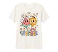 Better Together Best Friends Friendship Saying T-Shirt Haut de Gamme