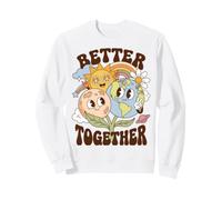 Better Together Earth Moon Peace Unity Positive Message Sweatshirt