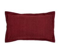 Better Trends - Collection Jullian - Taie d’Oreiller au Format King Size Ultra Douce et légère en 100% Coton touffeté, Lavable en Machine, Passe au sèche-Linge, Motif à Rayures, Bordeaux