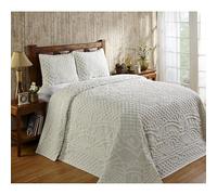 Better Trends /Pan Overseas Parure de lit Trevor 205,7 x 279,4 cm, lit jumeau, Naturel
