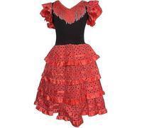 BETTER WITH FRIENDS 4 ans. Robe de danse traditionnelle espagnole pour fille pour flamenco ou sévillane, couleurs espagnoles, 48 mois