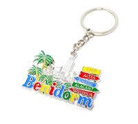 better with friends Motif du logo Benidorm Alicante Altea. Porte-clés espagnol de 6 cm. Danse flamenco dansant bachata sévillanas sévilla reggaeton. Torrevieja, rouge, M