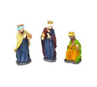 better with friends Rois Mages 15 cm 3 pièces. figurines de Noël 10 cm. Ensemble de scène de nativité, figurines d'agriculteurs. Accessoires de la maison de poupée Jésus. Femme métiers de crèche, Dieu