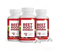 Betterave - Soutien à l'oxyde nitrique et à la circulation sanguine | Poudre de betterave, sans goût. Soutient les performances à l'entraînement et l'endurance au quotidien, 60 unités