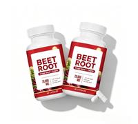 Betterave - Soutien à l'oxyde nitrique et à la circulation sanguine | Poudre de betterave, sans goût. Soutient les performances à l'entraînement et l'endurance au quotidien, 60 unités
