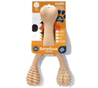 BetterBone - Jouets à mâcher pour Chiens - Large Hard Beef - Os à mâcher pour Chiens Nylon & sans OGM à Base de Cellulose - Jouet à mâcher Extra Dur au goût de bœuf