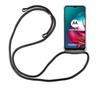 betterfon | Chaîne de téléphone portable compatible avec Motorola Moto G10 / G30 avec cordon et étui de transport pour Motorola Moto G10 / G30 Noir