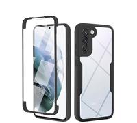 betterfon Coque de protection à 360° avec protection d'écran intégrée pour Samsung Galaxy S22 Noir