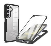 betterfon Coque de protection à 360° pour Samsung A16 - Avec protection d'écran intégrée en noir