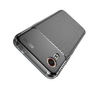 betterfon Coque de protection en carbone anti-chocs en TPU pour Samsung Galaxy Xcover 7 Noir