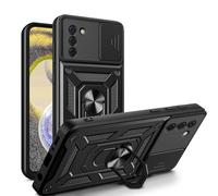 betterfon Coque extérieure blindée avec protection de l'appareil photo et anneau de support à 360° pour Nokia G22 en noir