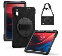 betterfon Coque Outdoor Pour Lenovo Tab 10,1" 2025 TB-311FU/TB-311XU, 360° Noir