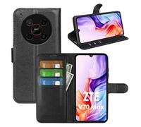betterfon Étui de protection à rabat en TPU de qualité supérieure avec compartiments pour cartes et fermeture magnétique Noir