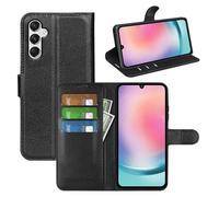 betterfon | Étui de protection pour téléphone portable Samsung Galaxy A25 5G avec fermeture magnétique/compartiments pour cartes pour Samsung Galaxy A25 5G en noir