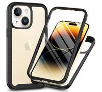 Betterfon Housse iPhone 15 360° Outdoor Hybride TPU Silicone 2 Pièces
