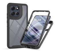 betterfon Housse Motorola Moto G86 360° Silicone TPU Outdoor Hybride Noir
