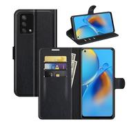 betterfon | Oppo A74 Étui de protection avec fermeture aimantée et compartiments pour cartes pour Oppo A74 Noir