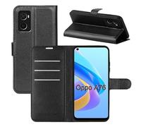 betterfon Oppo A76 Étui de protection pour téléphone portable Oppo A76 Noir