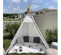 Betterhood Grande tente tipi pour adulte avec sac de transport, mariage, fête, accessoire photo (215,9 cm de haut pour une utilisation en intérieur et en extérieur