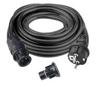 Betteri BC01 Câble AC 10 m pour centrale électrique de balcon Betteri BC01 femelle vers fiche Schuko avec embout pour connecter des micro-onduleurs Deye, Envertech, TSUN, NEP