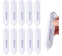 BetterJonny 10 PCS Rubans Correcteurs, 6mx5mm Souris Correcteur Blanc avec Capuchon Protecteur Correcteur Souris Rouleaux de Correction Roller Correcteur pour Papeterie Fourniture Scolaire (Blanc)