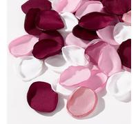 BetterJonny 400 Pétales de Rose Rouge Artificielle pour Nuit Romantique Mariages Saint Valentin Centre de Table Anniversaire