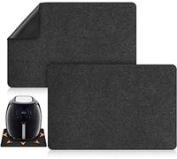 BetterJonny Lot de 2 tapis de protection antidérapants pour comptoir de cuisine avec fonction curseurs pour friteuse à air, cafetière, mélangeur et plus encore