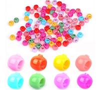 BetterJonny Lot de 200 mini pinces à cheveux rondes en plastique avec boîte pour enfants, filles et femmes