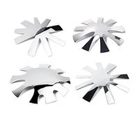 BetterJonny Lot de 4 outils de coupe pour ongles en acier inoxydable en forme d'amande